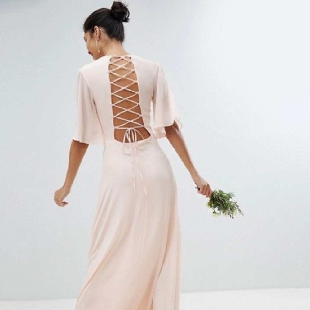 NWT TFNC Bridesmaid dress (lace up back)